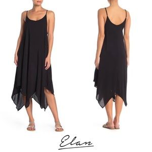 Elan | Spaghetti Strap Midi Slip Dress Cover-Up